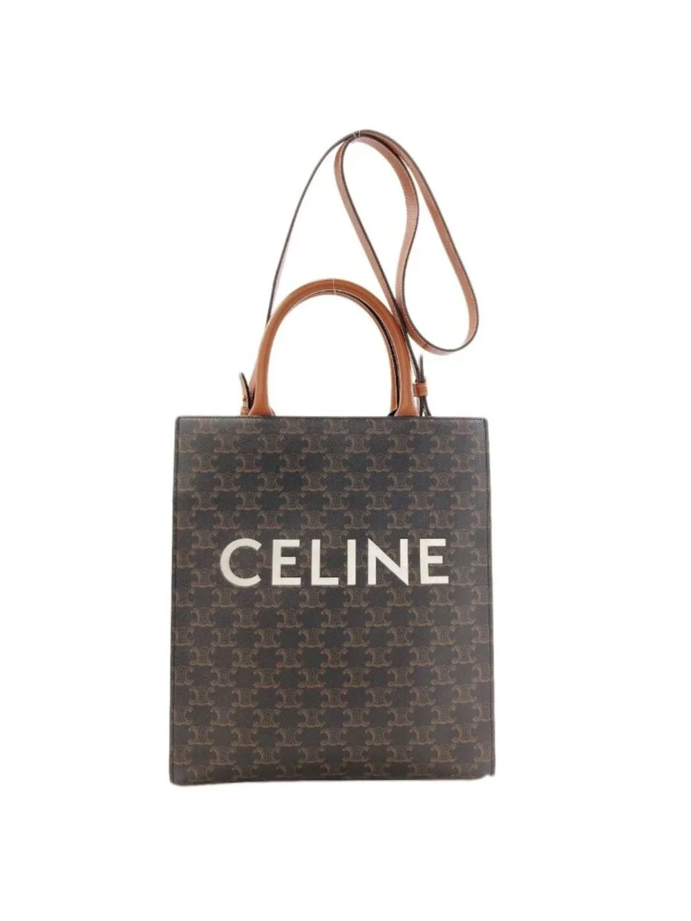 Celine Vertical Cabas Triomphe 2-Way Tote Bag